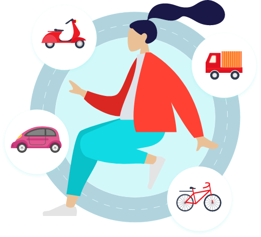 Image displaying Tripcatcher illustration of Vehicles used for Business Travel